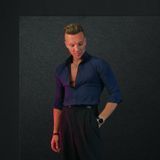 Сорочка чоловіча унікальна синя Unique Kosa Collection Розмір XS 00191 фото