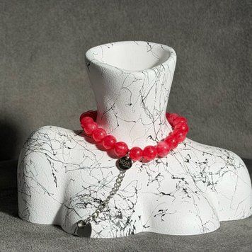 Женский браслет красный Халцедон: Радость движения. Коллаборация Kosa Collection и Vallerina.jwlr 00912 фото